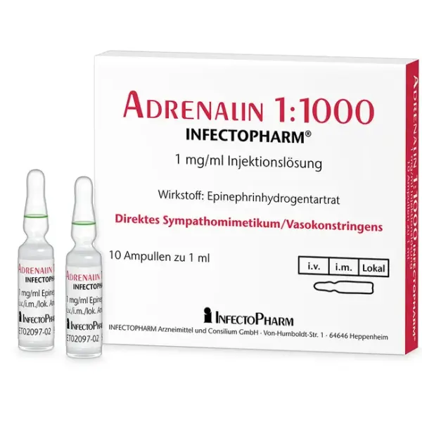 Adrenalin 1:1000 1 mg / ml
