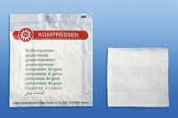 Kompressen steril 10 x 10 cm Nobamed  ( 25x5 Stück )