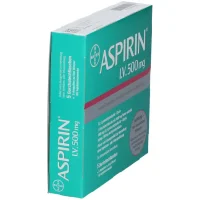 Aspirin i. V. 0,5 g Trockens.