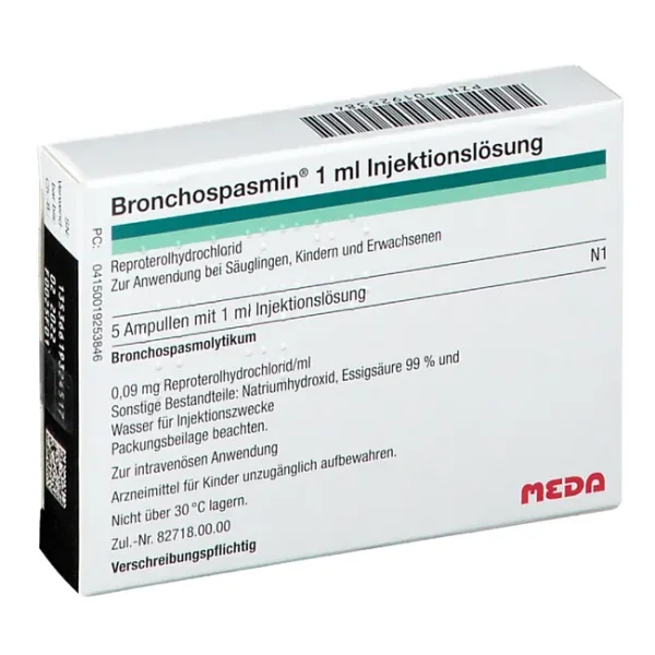 Bronchospasmin 0,09 mg / 1 ml Amp.