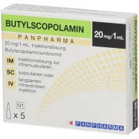 Butylscopolamin 20 mg / 1 ml Amp