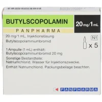 Butylscopolamin 20 mg / 1 ml Amp