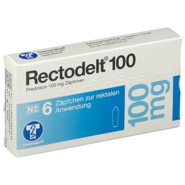 Rectodelt 100  (100 mg Supp) (Pack &aacute; 6 St&uuml;ck )