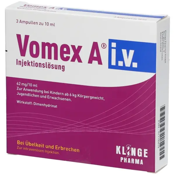 Vomex A 62 mg / 10 ml Amp.